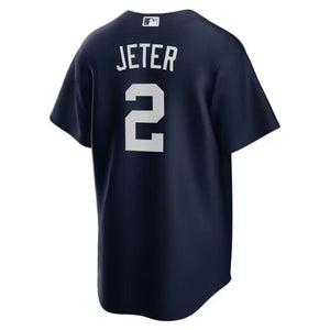 Men's New York Yankees Derek Jeter Big & Tall Road Replica Player Jersey