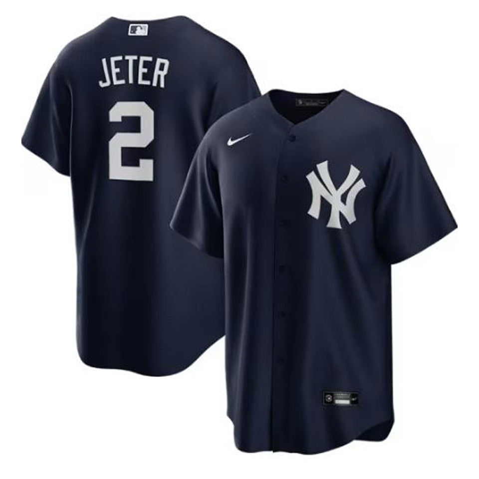 Men's New York Yankees Derek Jeter Big & Tall Road Replica Player Jersey