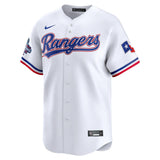 Men's Texas Rangers Adolis García White Home 2023 World Series Champions Jersey