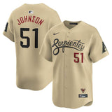 Men's Arizona Diamondbacks Randy Johnson Sand City Connect Retired Player Jersey