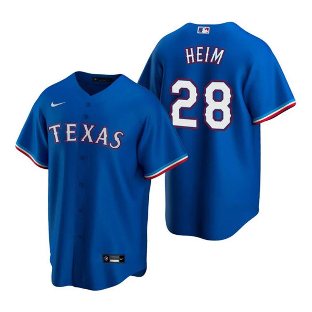 Men's Jonah Heim Texas Rangers Player Replica Jersey