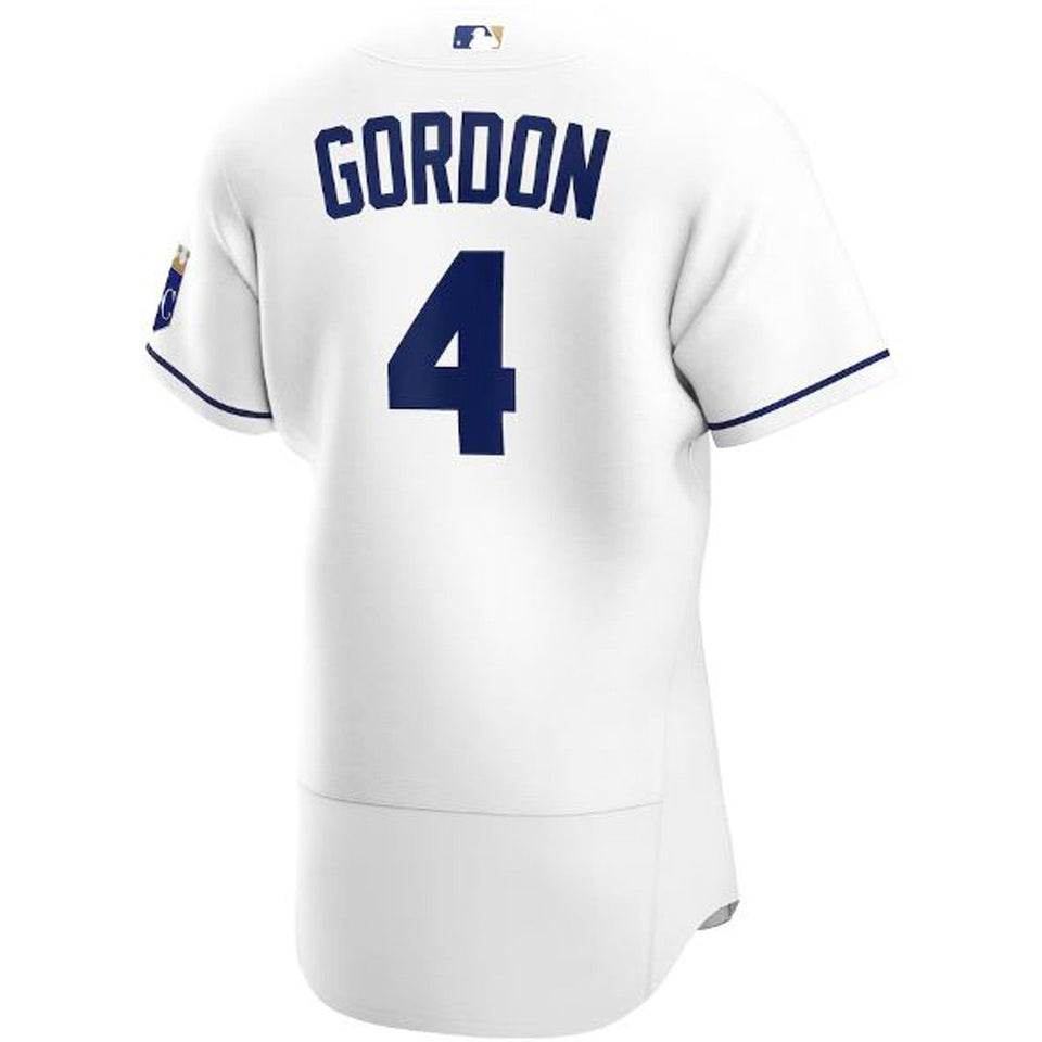 Men's Kansas City Royals Alex Gordon Majestic Light Blue Player Jersey