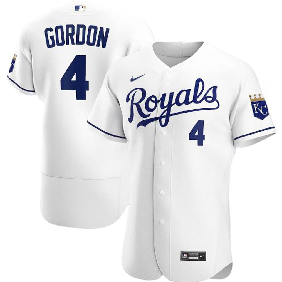 Men's Kansas City Royals Alex Gordon Majestic Light Blue Player Jersey