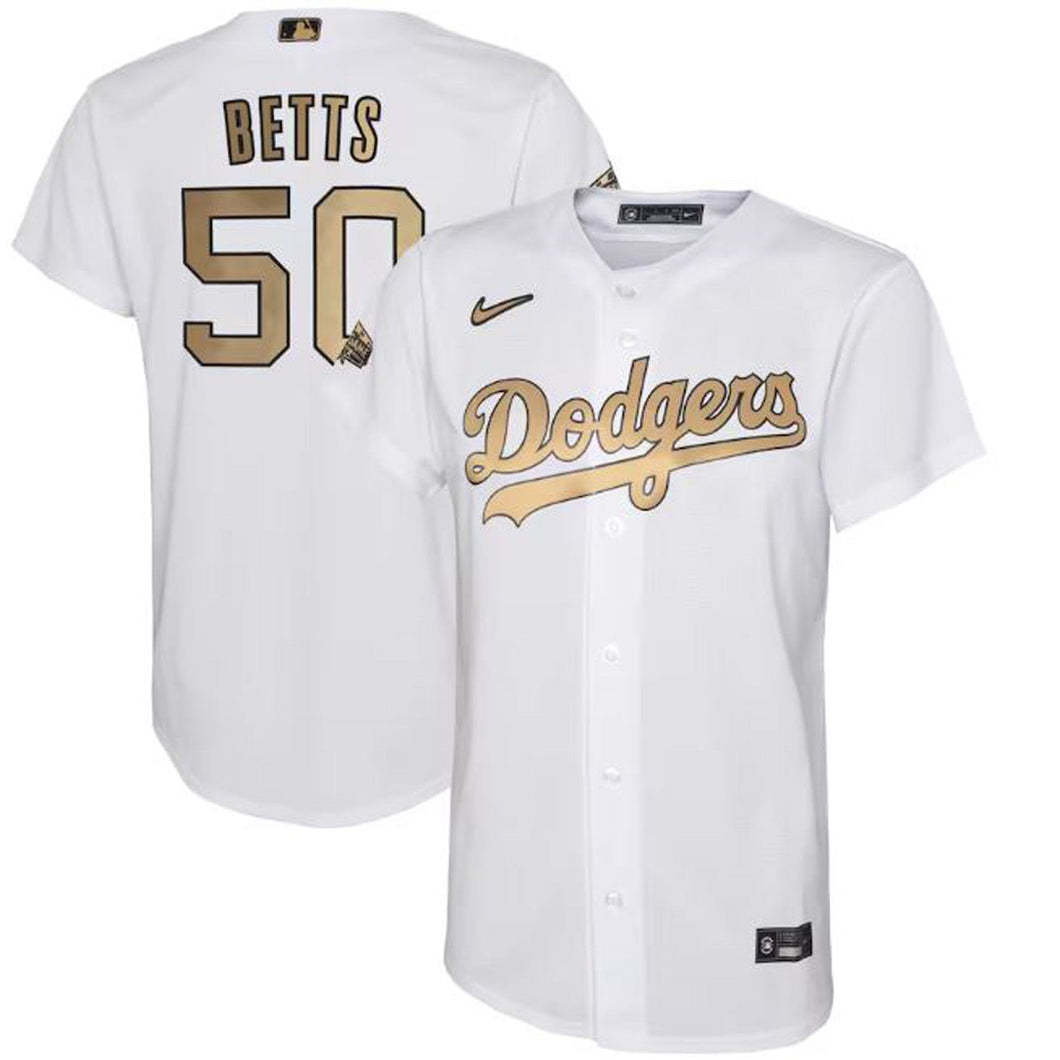 Men's Mookie Betts Los Angeles Dodgers White 2022 All-Star Game Jersey