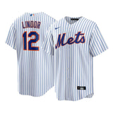 Men's New York Mets Francisco Lindor White Player Jersey