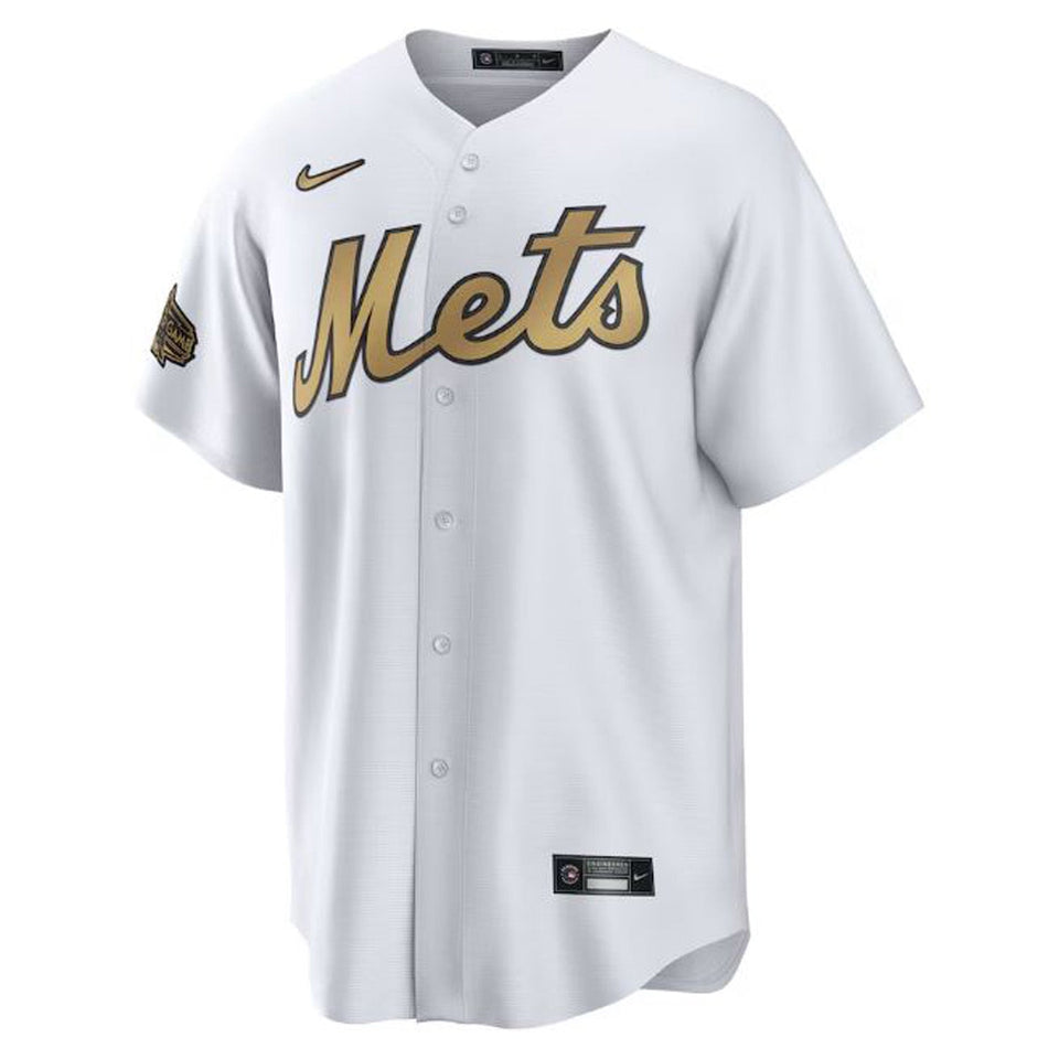 Men's New York Mets White 2022 MLB All-Star Game Replica Blank Jersey