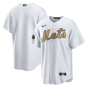 Men's New York Mets White 2022 MLB All-Star Game Replica Blank Jersey