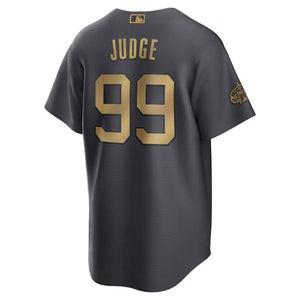 Men's New York Yankees Aaron Judge Charcoal 2022 MLB All-Star Game Replica Player Jersey