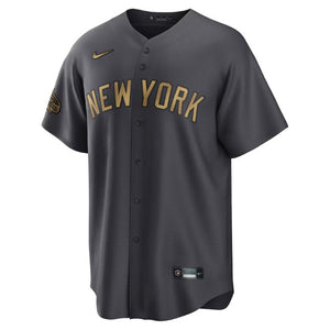 Men's New York Yankees Aaron Judge Charcoal 2022 MLB All-Star Game Replica Player Jersey