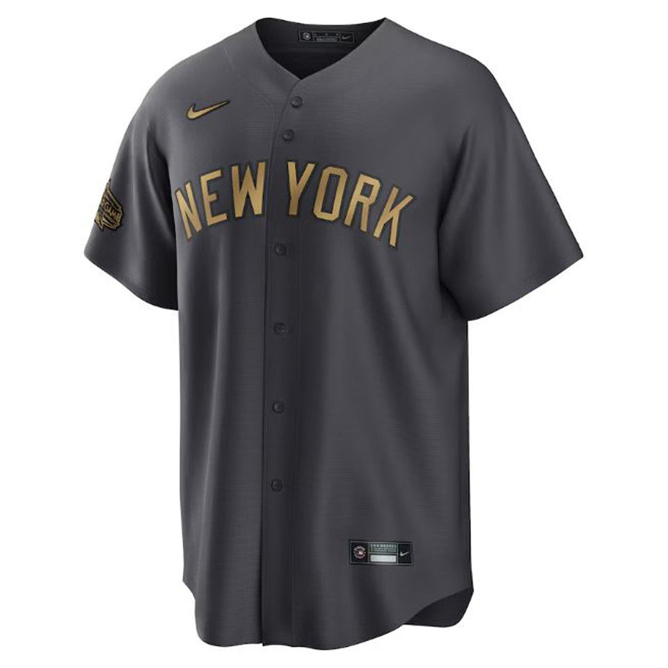 Men's New York Yankees Aaron Judge Charcoal 2022 MLB All-Star Game Replica Player Jersey