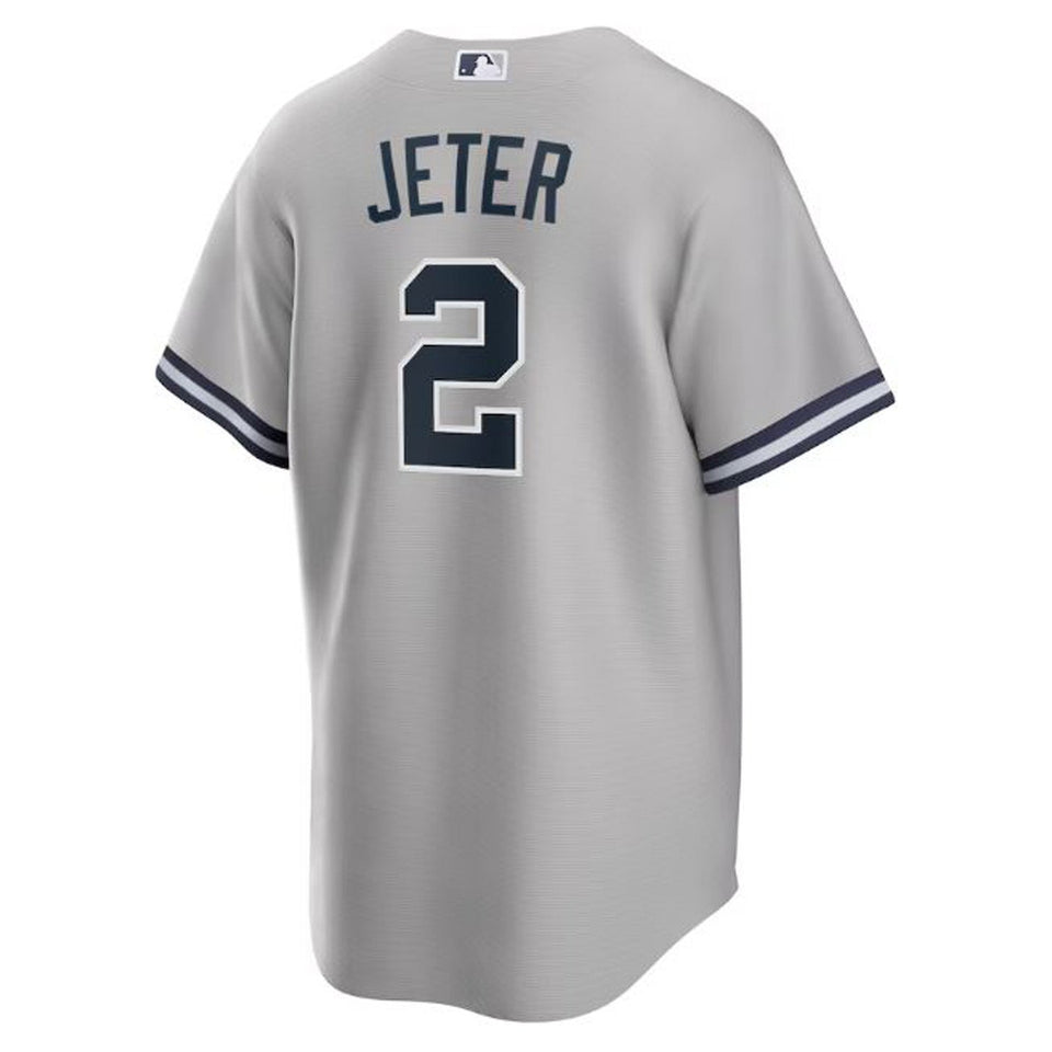 Men's New York Yankees Derek Jeter Big & Tall Road Replica Player Jersey