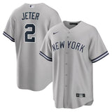 Men's New York Yankees Derek Jeter Big & Tall Road Replica Player Jersey