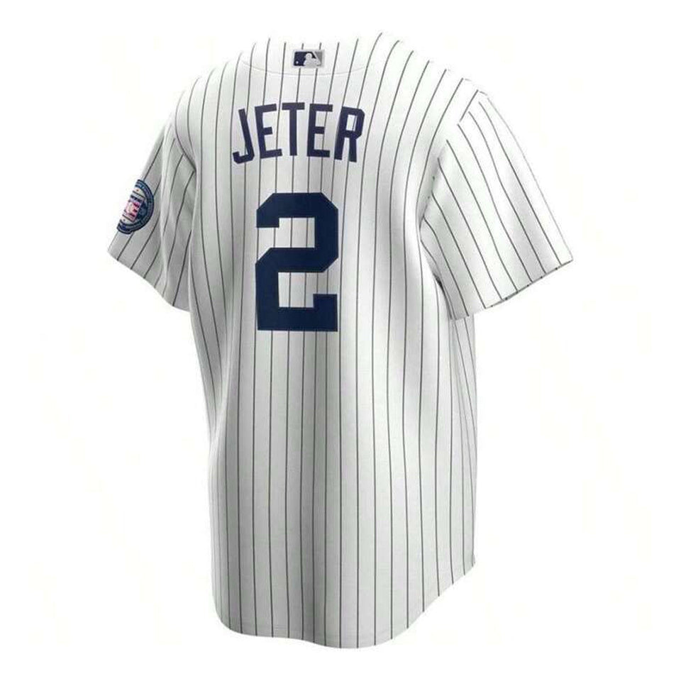 Men's New York Yankees Derek Jeter Big & Tall Road Replica Player Jersey