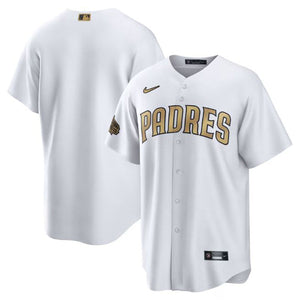 Men's San Diego Padres White 2022 MLB All-Star Game Replica Blank Jersey