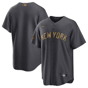 New York Yankees 2022 MLB All-Star Game Replica Blank Jersey - Charcoal