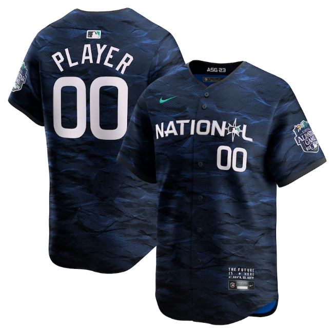 National League  2023  All-Star Game "Player_Name" Player Jersey - Royal Green