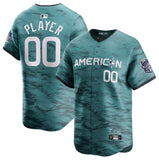 American League  2023 All-Star Game "Player_Name" Player Jersey - Teal Green