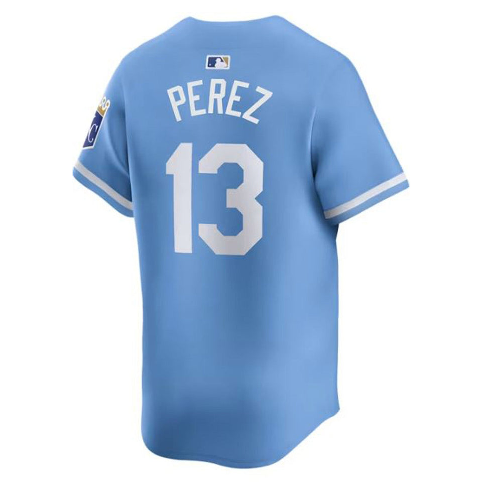 SALVADOR PEREZ KANSAS CITY ROYALS MENS ALT LIMITED BASEBALL JERSEY