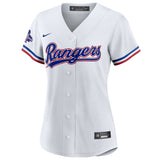 Women's Texas Rangers Marcus Semien White Home 2023 World Series Champions Jersey