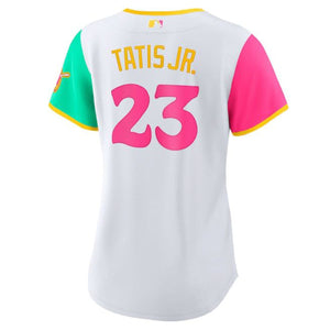 Women's Fernando Tatis Jr San Diego Padres White 2022 City Connect Replica Team Jersey