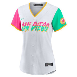 Women's Fernando Tatis Jr San Diego Padres White 2022 City Connect Replica Team Jersey