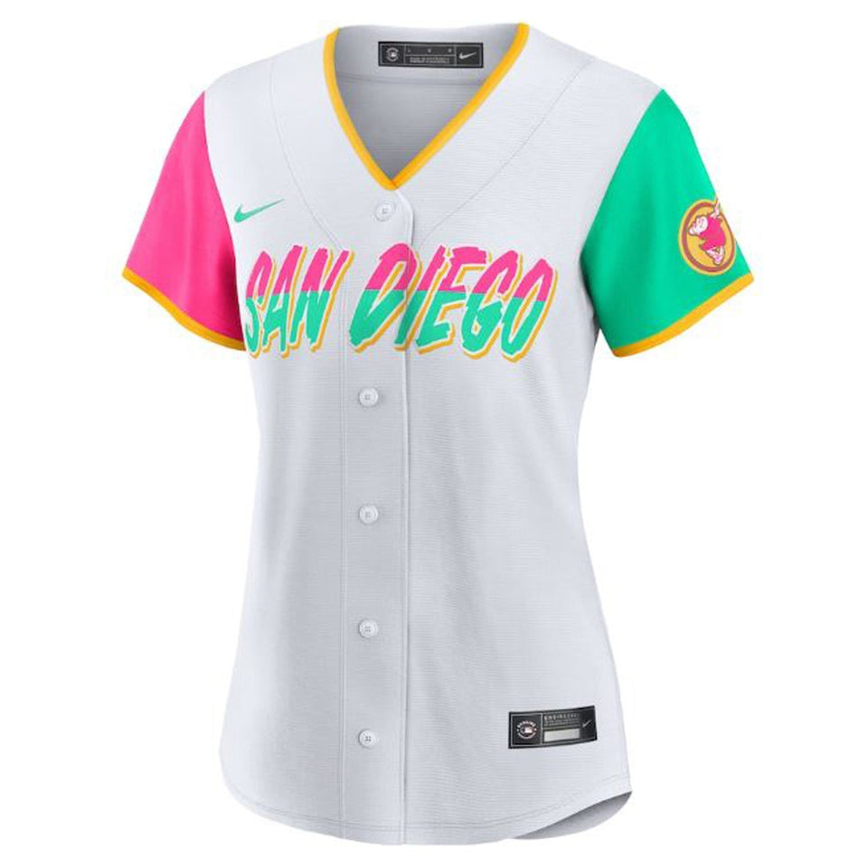 Women's Fernando Tatis Jr San Diego Padres White 2022 City Connect Replica Team Jersey