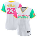 Women's Fernando Tatis Jr San Diego Padres White 2022 City Connect Replica Team Jersey